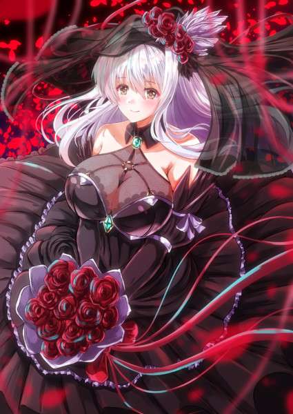 黒ウェディングドレス翔鶴 けんたん さんのイラスト ニコニコ静画 イラスト