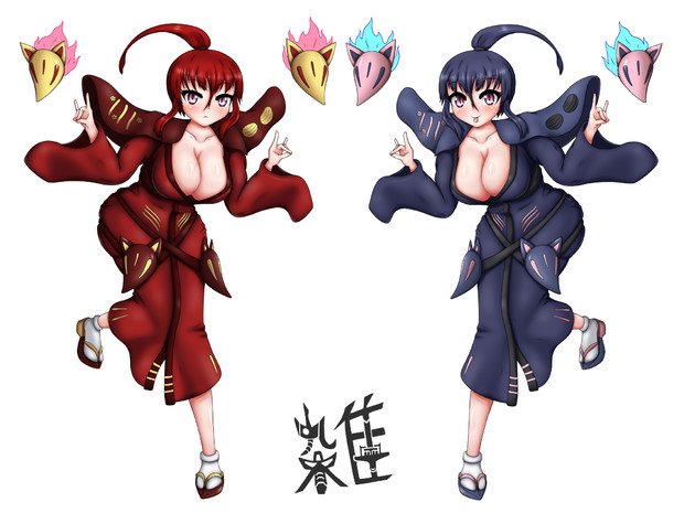 雑に擬人化キュベレイMK-Ⅱ