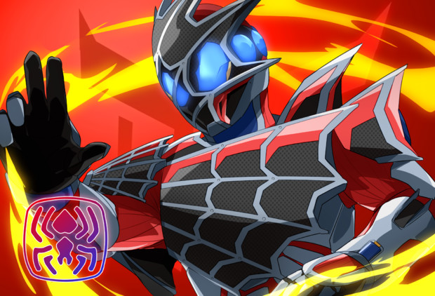 仮面ライダーデモンズ スパイダーゲノム ジョージ 狩崎 Miyabi さんのイラスト ニコニコ静画 イラスト