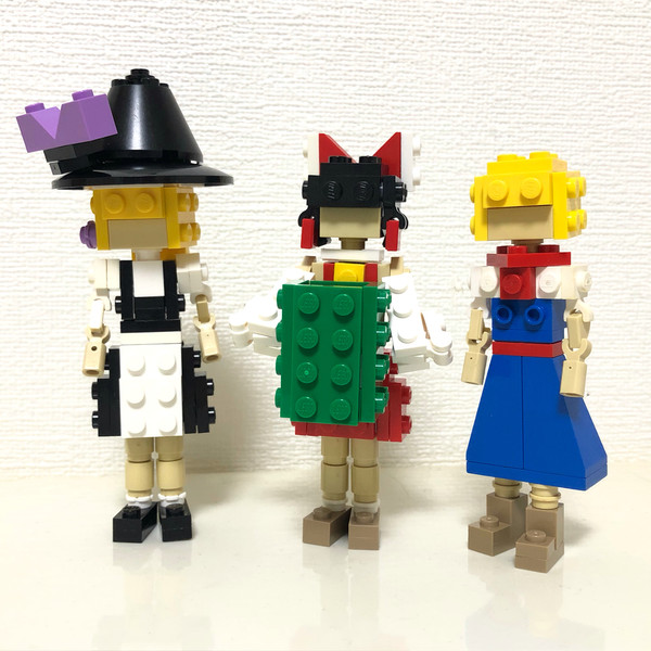 レゴと化した初代クッキー☆の3人