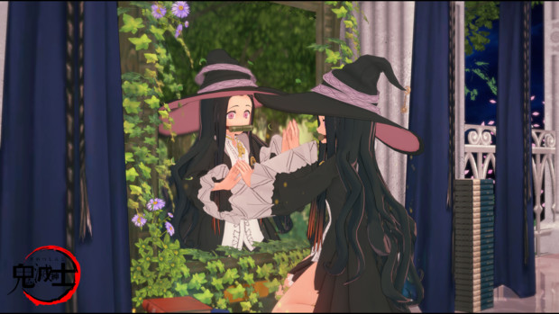 鏡に映る魔法使いのねずこちゃん 鬼滅紳士 さんのイラスト ニコニコ静画 イラスト