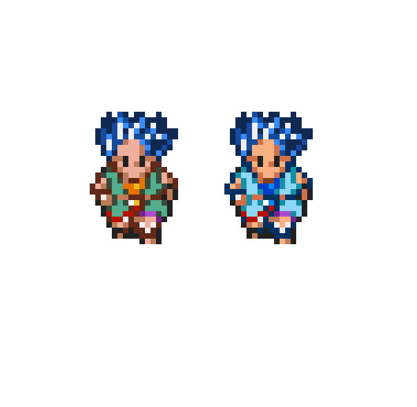 ロックマン ドラクエ6 村の少年 主人公 RMドット絵 DQ6 / 吉川