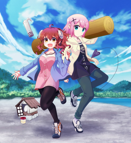 まぞく キャンプします バーチャル本栖湖まちカドまぞくバージョン N さんのイラスト ニコニコ静画 イラスト