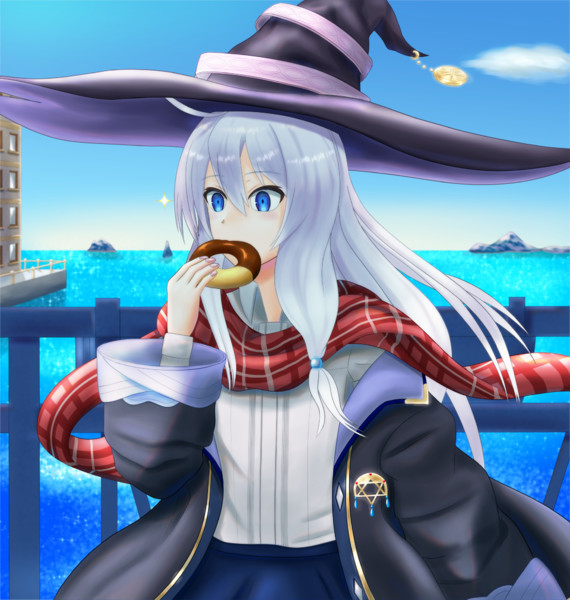 ドーナッツ咥えるイレイナさん