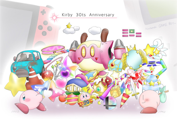 星のカービィ30周年 露酈 Tsuyuri さんのイラスト ニコニコ静画 イラスト