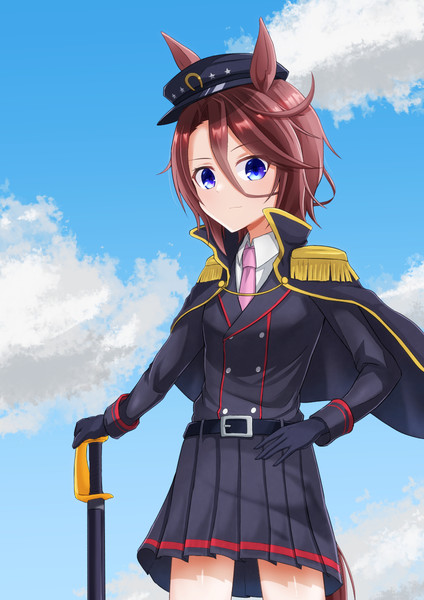 軍服っぽいタイシン 黒い森のモモンガ さんのイラスト ニコニコ静画 イラスト