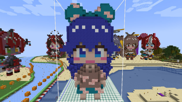 マインクラフトで作った依神紫苑 みずく あまみすく さんのイラスト ニコニコ静画 イラスト
