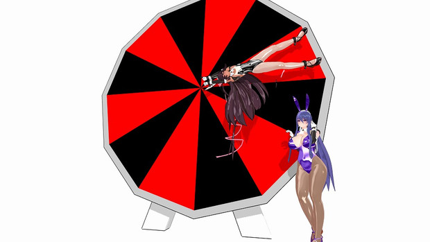 Mmd 巨大ルーレットver1 00 モデル配布 Jean さんのイラスト ニコニコ静画 イラスト