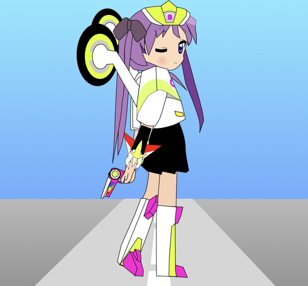 滑走路でハイパーかがみ 公式 オメガイザー信王 さんのイラスト ニコニコ静画 イラスト