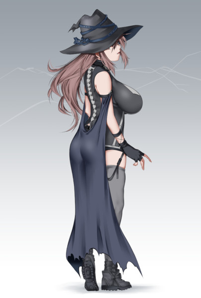 後ろ姿 Hayau さんのイラスト ニコニコ静画 イラスト