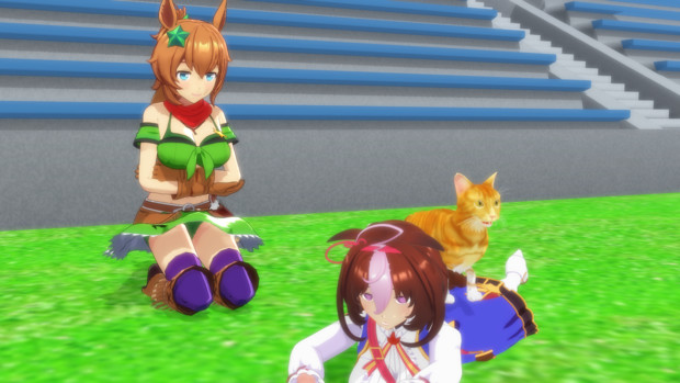 ドトウとタイキと猫と Blueblaze提督 さんのイラスト ニコニコ静画 イラスト