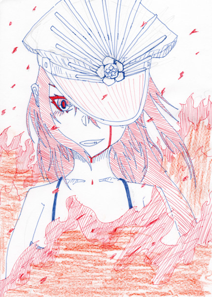 炎上するその姿は Rere Muru さんのイラスト ニコニコ静画 イラスト