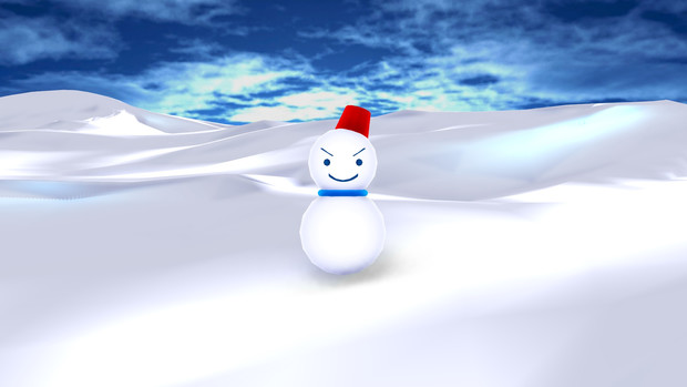 Mmd雪まつり22 雪ダルマスコット22 参加賞配布 Nana7 さんのイラスト ニコニコ静画 イラスト