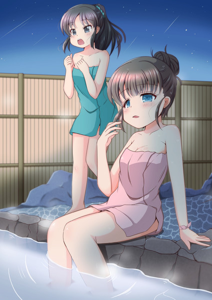 まゆとありすが温泉にはいりました ごおらぎじゅや さんのイラスト ニコニコ静画 イラスト