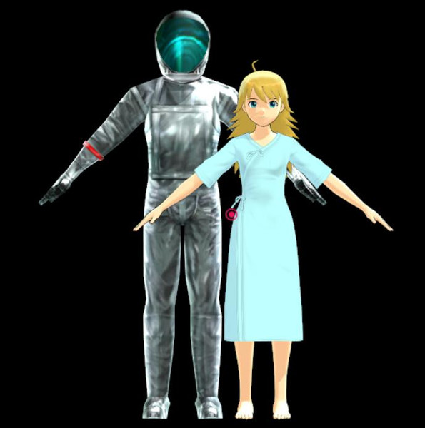 モブ作業用宇宙服サイズ比較 Cyanp さんのイラスト ニコニコ静画 イラスト