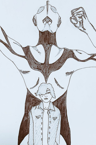 シンウルトラマンと米津玄師 M八七 ジョニィ さんのイラスト ニコニコ静画 イラスト