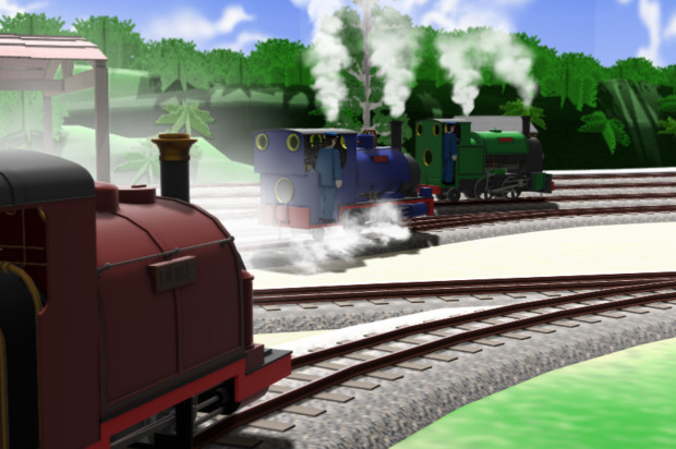 第1回mmd静画祭 消えゆく鉄道 去り行く機関車達 Sodor P さんのイラスト ニコニコ静画 イラスト