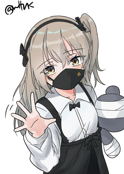 マスクをした愛里寿 綿戦車 さんのイラスト ニコニコ静画 イラスト