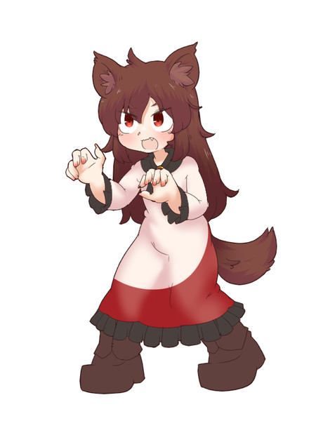 威嚇する影狼 ｒｏｔｏｎ さんのイラスト ニコニコ静画 イラスト