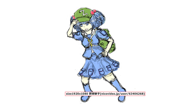 22 06 01 河城にとり 瞑想獅子 さんのイラスト ニコニコ静画 イラスト