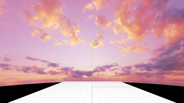 スカイドーム配布 夕焼け雲01 Cc0 Disk さんのイラスト ニコニコ静画 イラスト