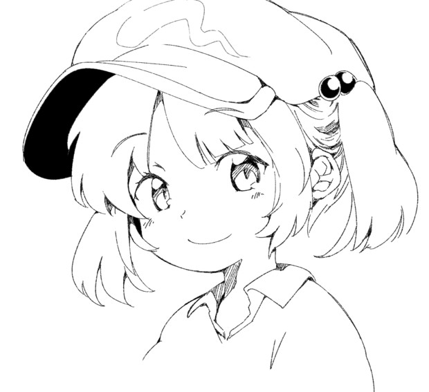 にとりでやさしい顔の練習 Cactas さんのイラスト ニコニコ静画 イラスト