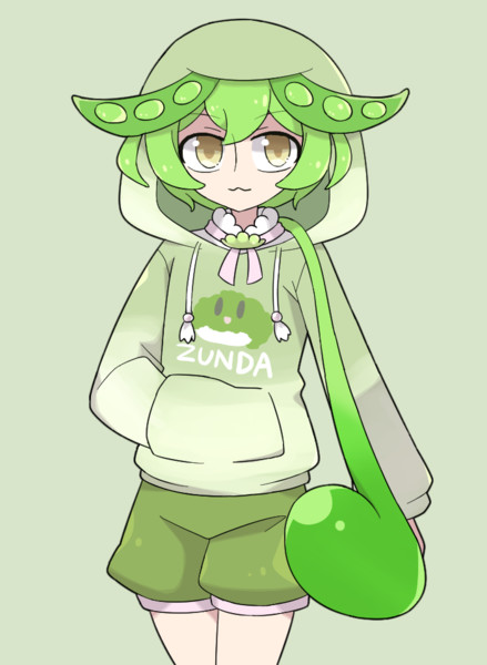 パーカーずんだもん シキ式 さんのイラスト ニコニコ静画 イラスト