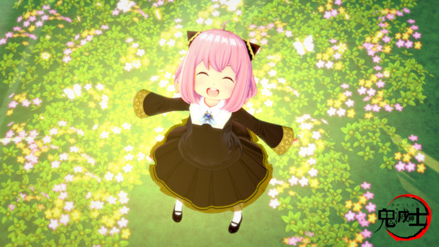 上を向いて笑うアーニャちゃん 鬼滅紳士 さんのイラスト ニコニコ静画 イラスト