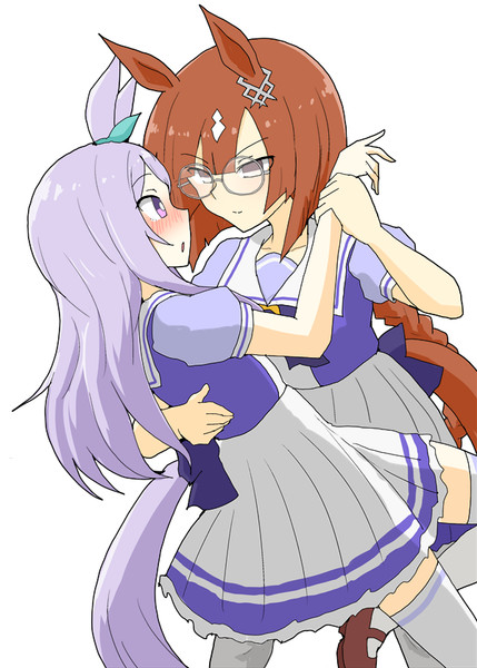 イクノディクタスとメジロマックイーン あすにゃん さんのイラスト ニコニコ静画 イラスト