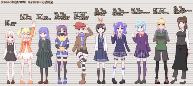 身長比較 ひまんと さんのイラスト ニコニコ静画 イラスト