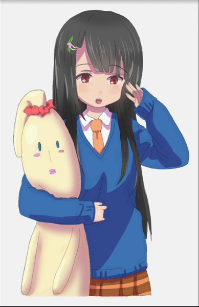 ぬいぐるみを持つ女の子 メビウス さんのイラスト ニコニコ静画 イラスト