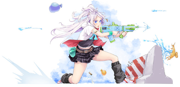 水鉄砲少女 絢瀬 あとり さんのイラスト ニコニコ静画 イラスト