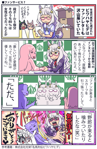 ウマ娘 ファンサービス ビワハヤヒデ 坂崎ふれでぃ さんのイラスト ニコニコ静画 イラスト