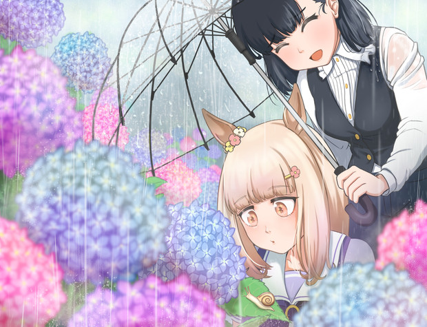 梅雨入り つのひさ さんのイラスト ニコニコ静画 イラスト