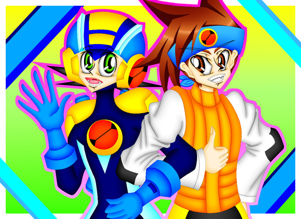 二次創作絵 22年6月 ロックマンエグゼ 闇雪 冷夜 さんのイラスト ニコニコ静画 イラスト