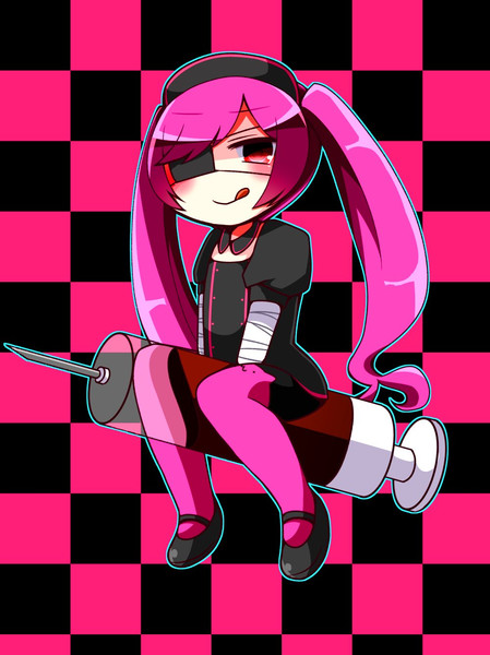 黒 ピンクナース男の娘 まものちゃん さんのイラスト ニコニコ静画 イラスト