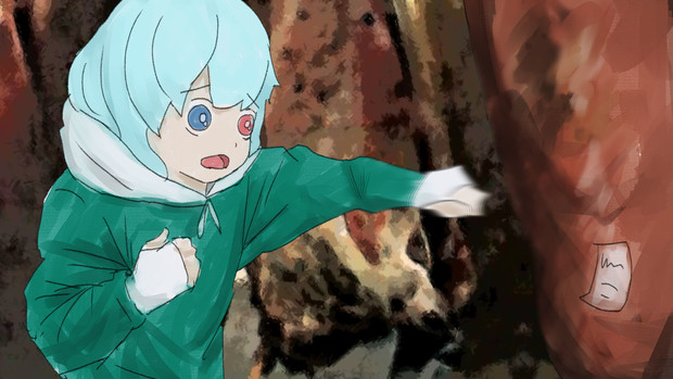 生肉にジャブをかますMOT
