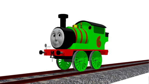Mmdきかんしゃトーマス パーシーグリーンエンジン モデル配布あり Maximilianotoons さんのイラスト ニコニコ静画 イラスト