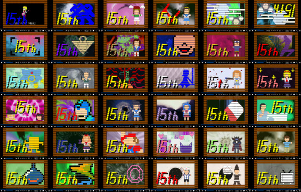 【コメントアート】15th Anniversary CA【一枚絵】