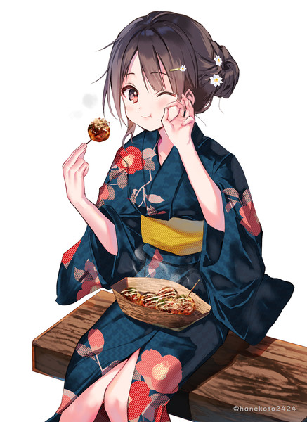 たこやき食べる はねこと さんのイラスト ニコニコ静画 イラスト