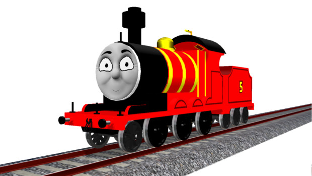 Mmdきかんしゃトーマス ジェームスザレッドエンジン モデル配布あり Maximilianotoons さんのイラスト ニコニコ静画 イラスト