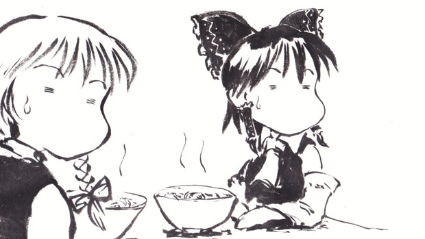 第二回幻想コメント大賞 うどん屋ロケ Ya さんのイラスト ニコニコ静画 イラスト