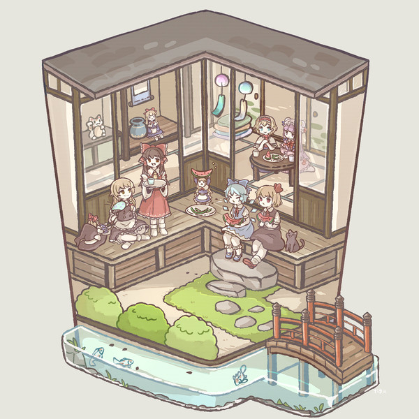 縁側 ちぐ さんのイラスト ニコニコ静画 イラスト