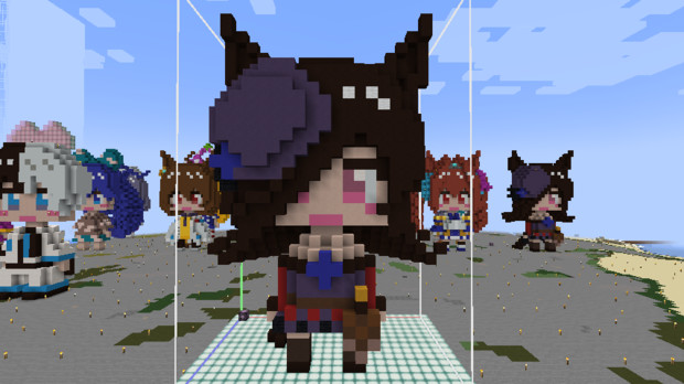 マインクラフトで作ったライスシャワー みずく あまみすく さんのイラスト ニコニコ静画 イラスト