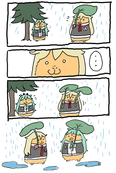 それは雨の中で こなこなきなこ さんのイラスト ニコニコ静画 イラスト