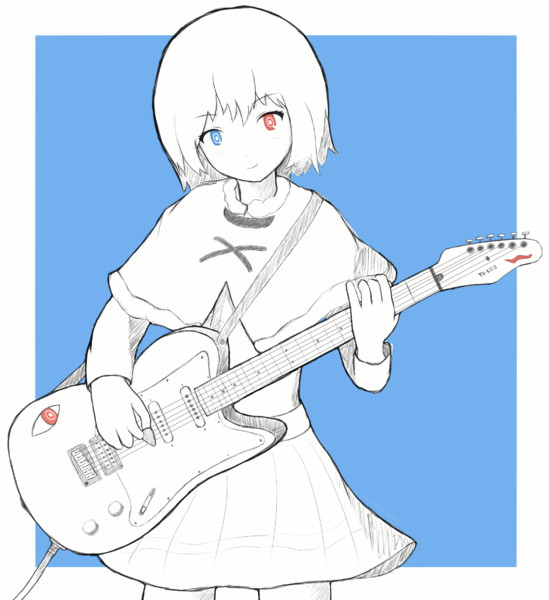 エレキギター小傘 早野しま さんのイラスト ニコニコ静画 イラスト