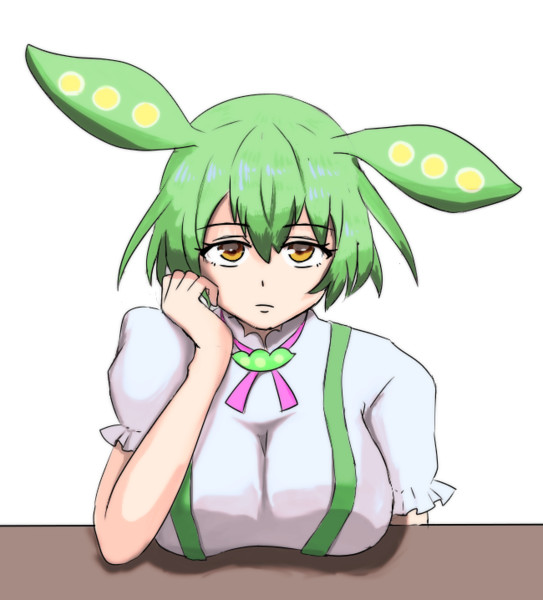 頬杖をつくずんだもん Mpyn さんのイラスト ニコニコ静画 イラスト