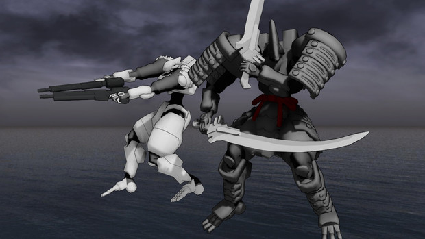 士魂号重装甲仕様・軽装甲仕様Ver080【MMDモデル配布】