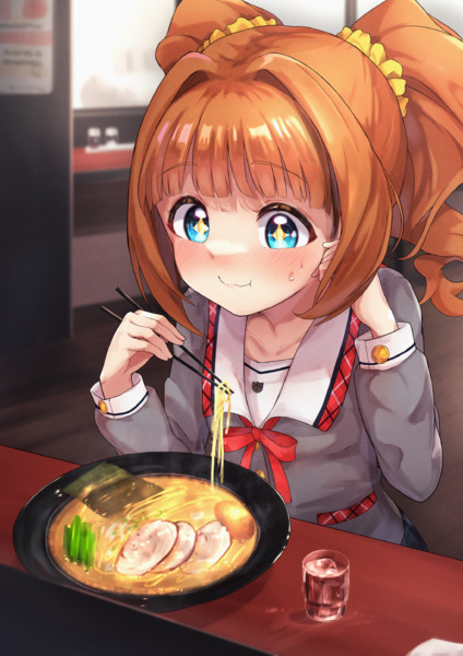 ラーメンを食べるやよい Oops さんのイラスト ニコニコ静画 イラスト