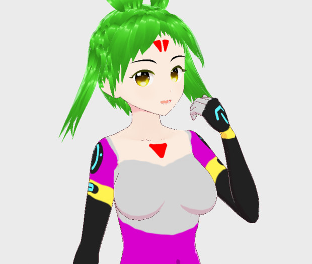 Kemika Uriko The Chimera Character Poses 051